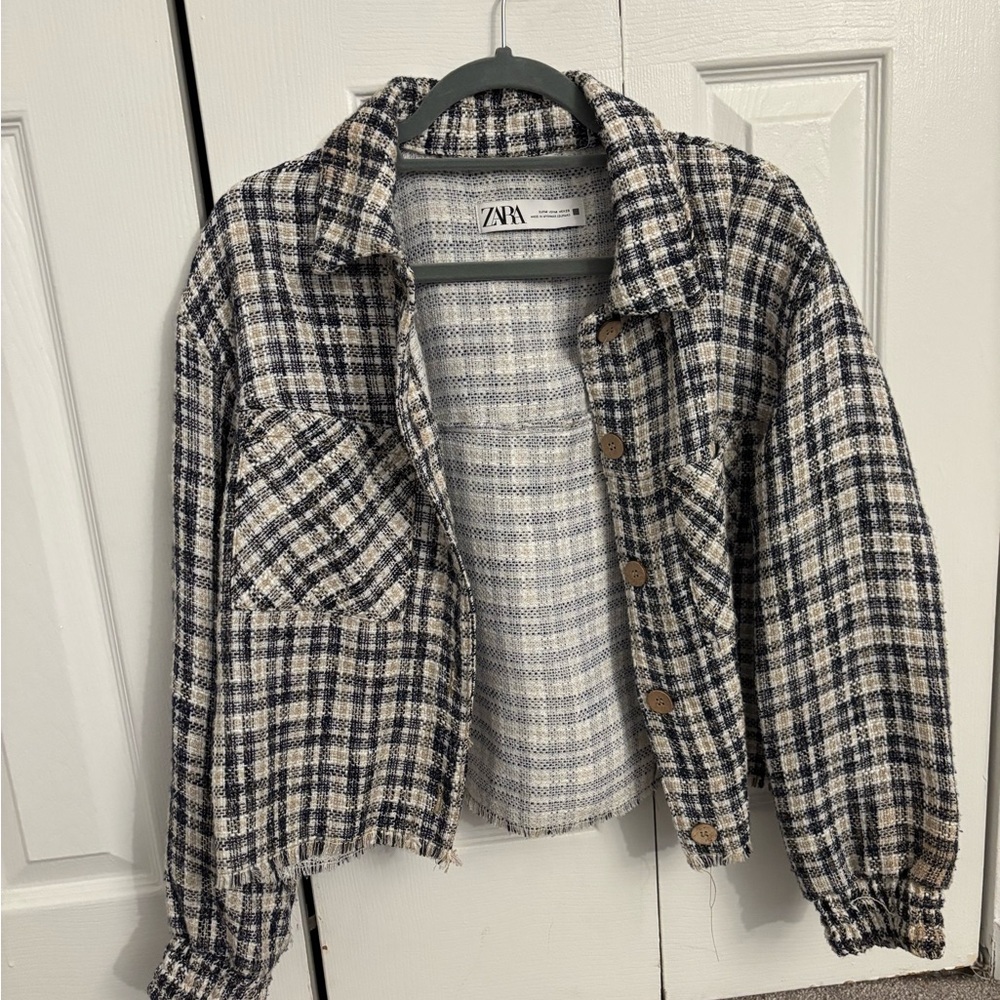 Zara Plaid Jacket